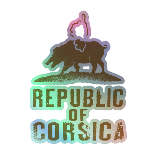 Autocollants holographiques Republic of Corsica