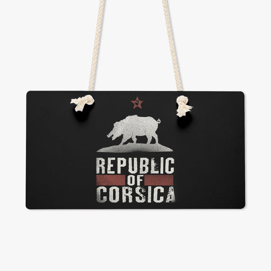 Plaque de porte Republic of Corsica