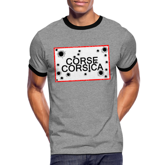 T-shirt Sport Corse/Corsica - Ochju Ochju gris chiné/noir / M SPOD T-shirt contrasté Homme T-shirt Sport Corse/Corsica