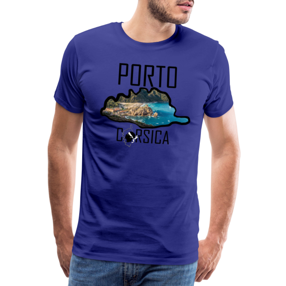 T-shirt Premium Homme Porto Corsica - Ochju Ochju bleu roi / S SPOD T-shirt Premium Homme T-shirt Premium Homme Porto Corsica