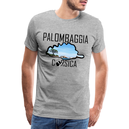 T-shirt Premium Homme Palombaggia Corsica - Ochju Ochju gris chiné / S SPOD T-shirt Premium Homme T-shirt Premium Homme Palombaggia Corsica