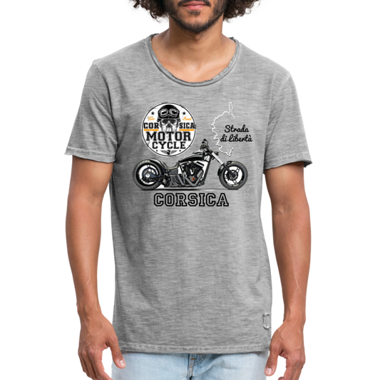 T-shirt vintage Homme Bikers Corses - Ochju Ochju vintage gris / S SPOD T-shirt vintage Homme T-shirt vintage Homme Bikers Corses