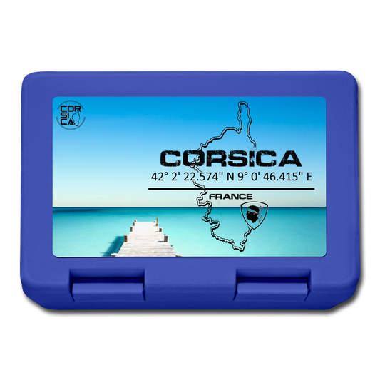 Boîte à goûter GPS Corsica - Ochju Ochju bleu royal SPOD Boîte à goûter. Boîte à goûter GPS Corsica
