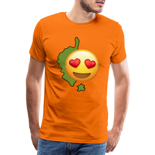 T-shirt Premium Homme Emoji Corse - Ochju Ochju orange / S SPOD T-shirt Premium Homme T-shirt Premium Homme Emoji Corse