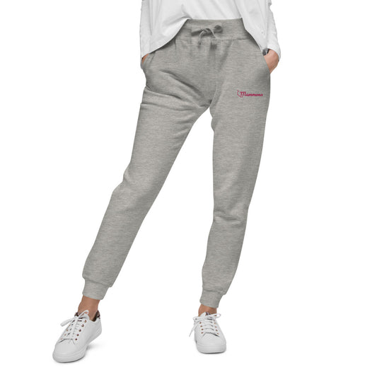Pantalon de survêtement en molleton Mammona - Ochju Ochju Carbon Grey / XS Ochju Pantalon de survêtement en molleton Mammona