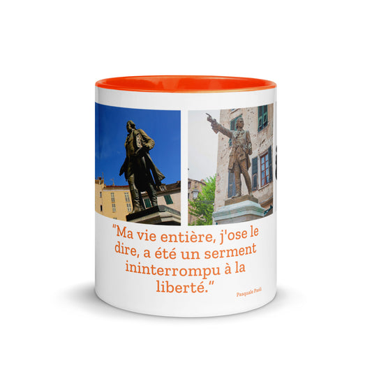 Mug à Intérieur Coloré Un serment à la liberté