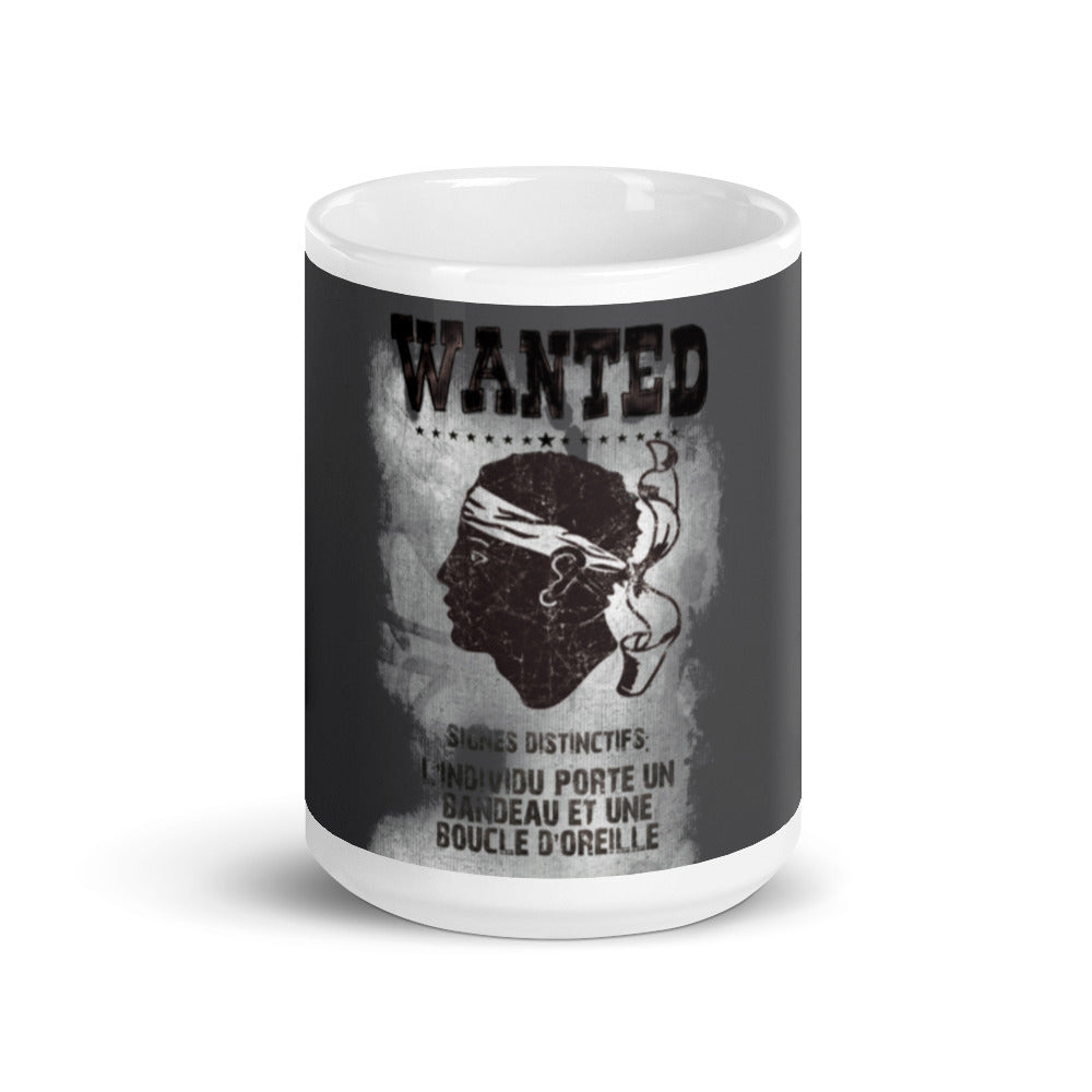 Mug Blanc Brillant Wanted !
