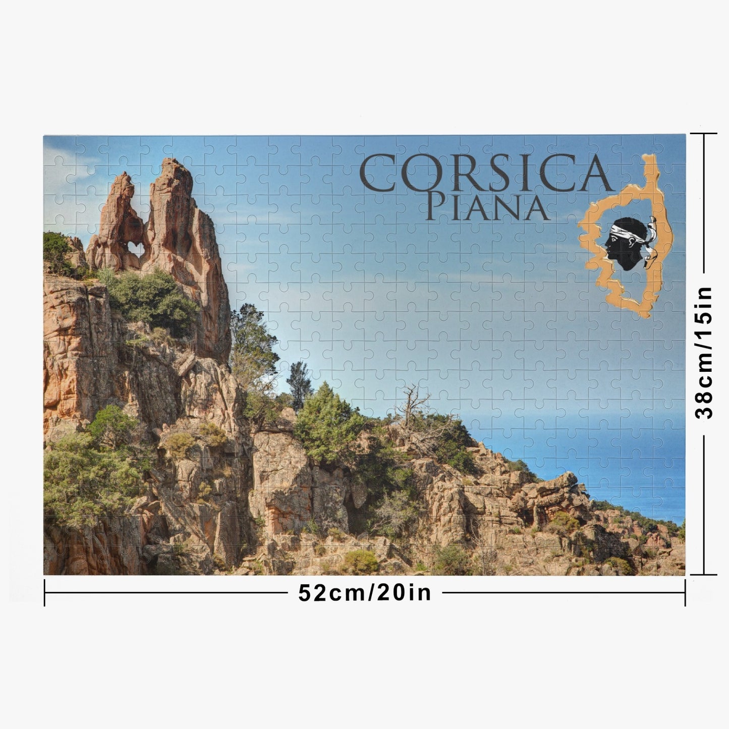 Puzzle (500 pièces) Piana Corsica