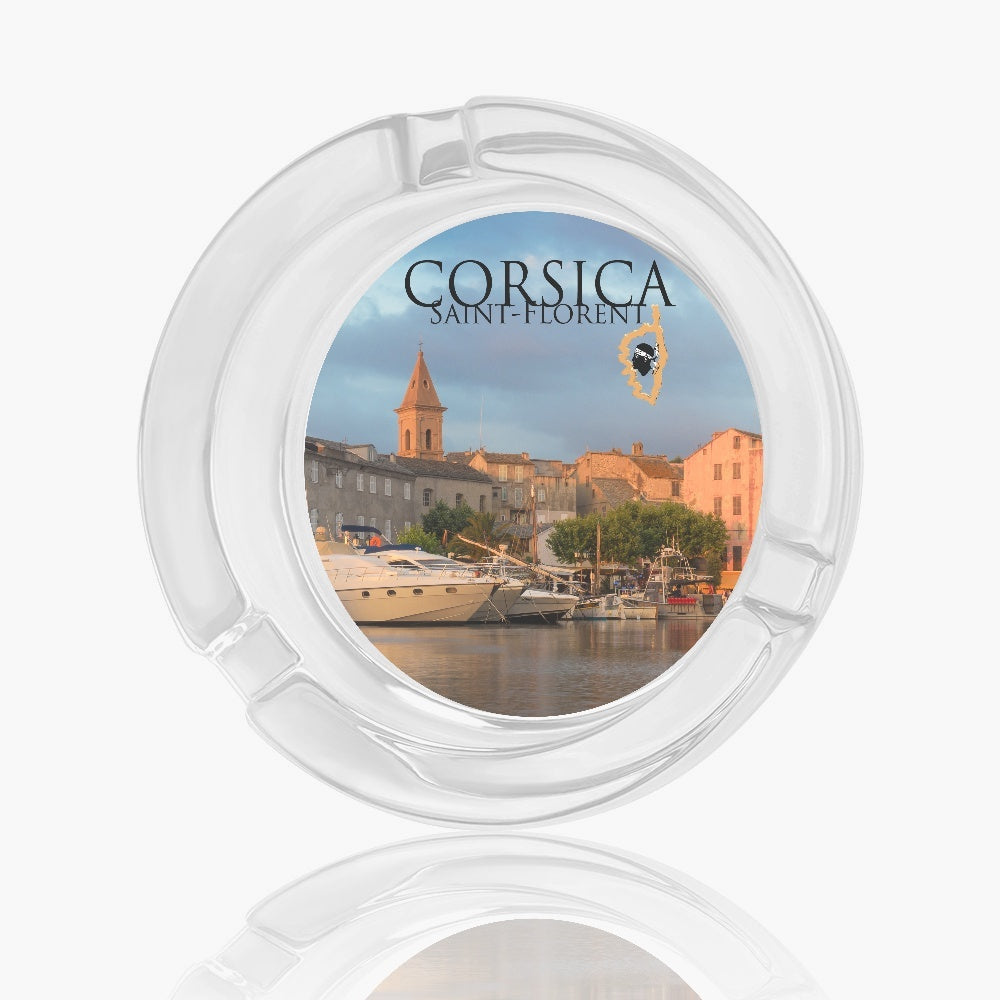 Cendrier en verre St-Florent Corsica
