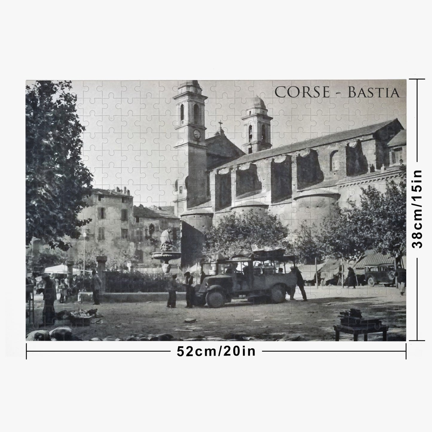 Puzzle (500 pièces) Bastia N&B