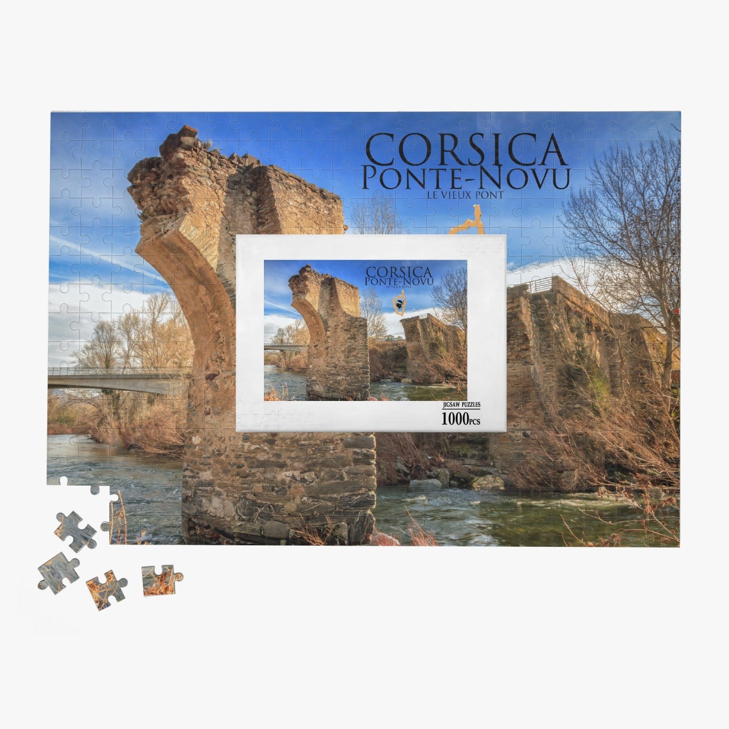 Puzzle (1000 pièces) Ponte-Novu Corsica