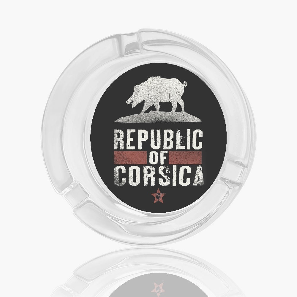 Cendrier en verre Republic of Corsica