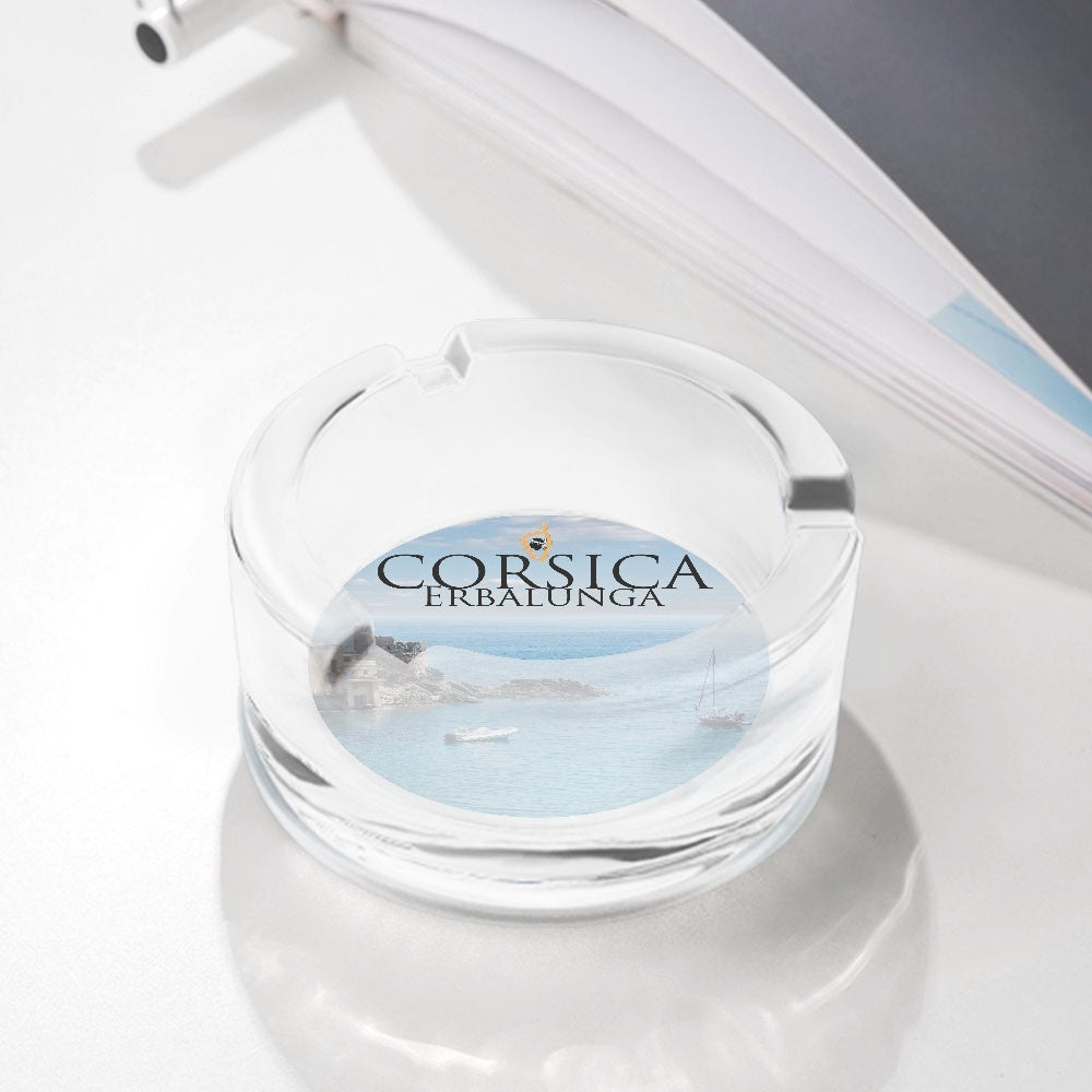 Cendrier en verre Erbalunga Corsica