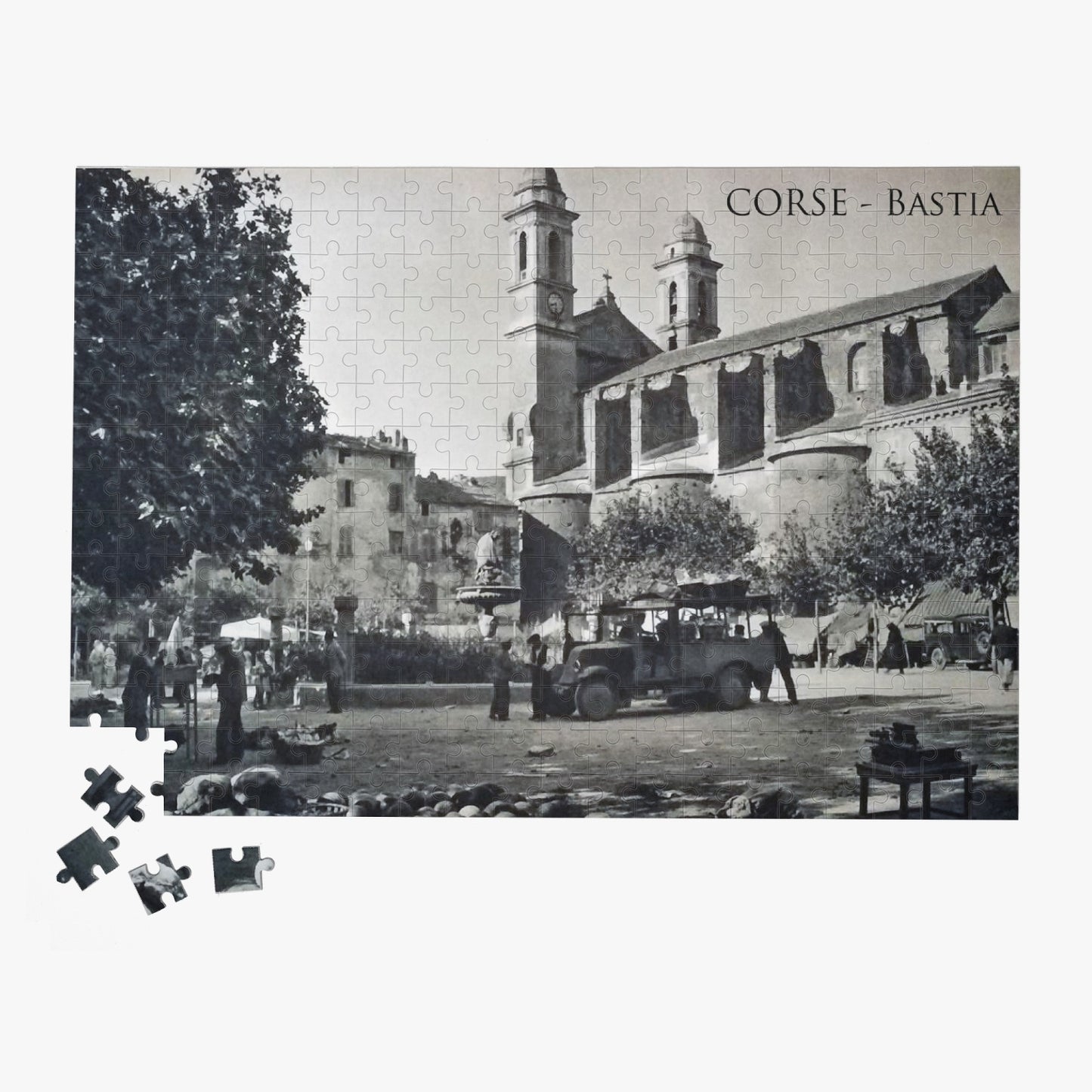 Puzzle (1000 pièces) Bastia N&B