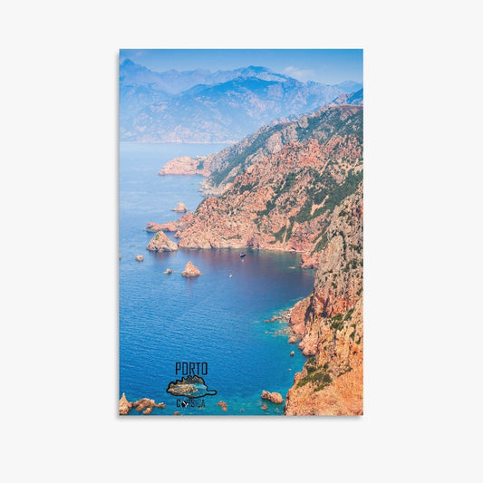 Impressions sur toile rectangulaires sans cadre Porto Corsica