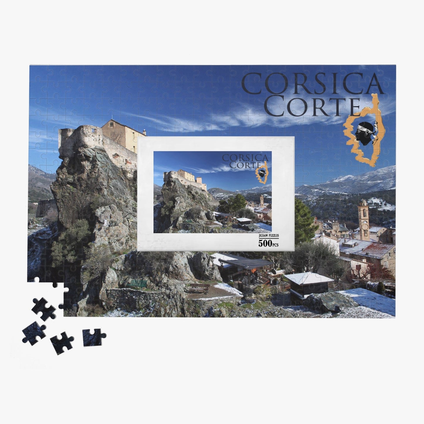 Puzzle (500 pièces) Corte Corsica