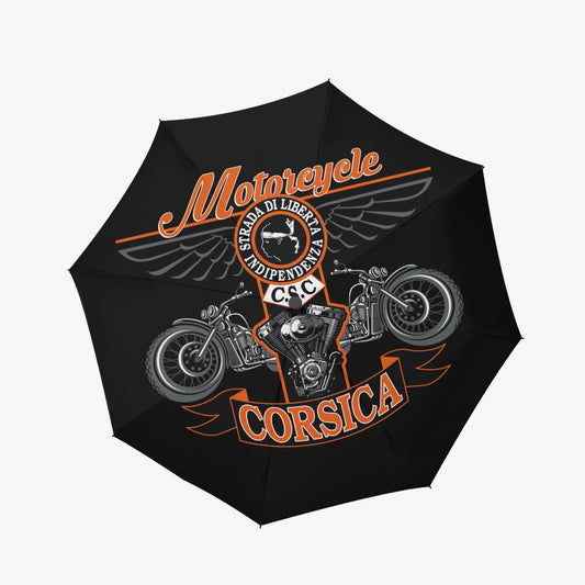 Parapluie automatique en vinyle Motorcycle Corsica