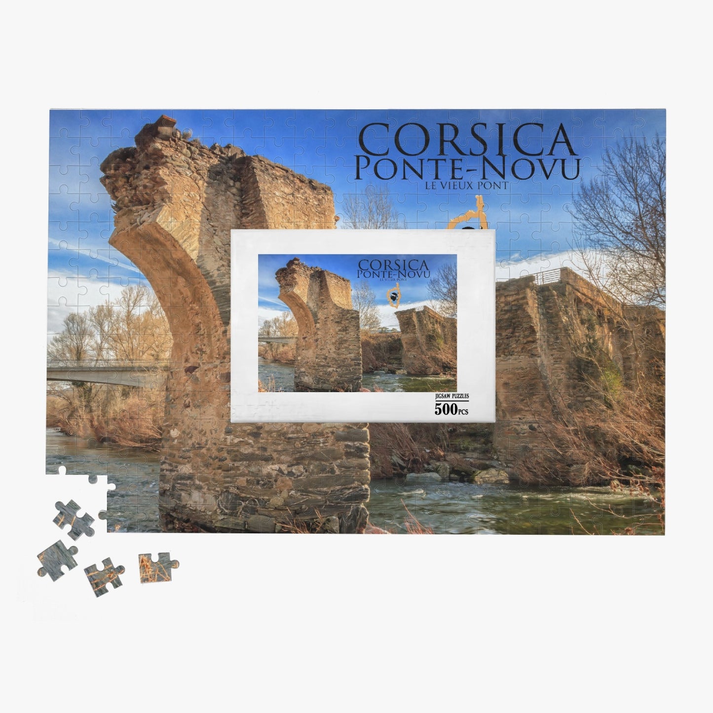 Puzzle (500 pièces) Ponte-Novu Corsica