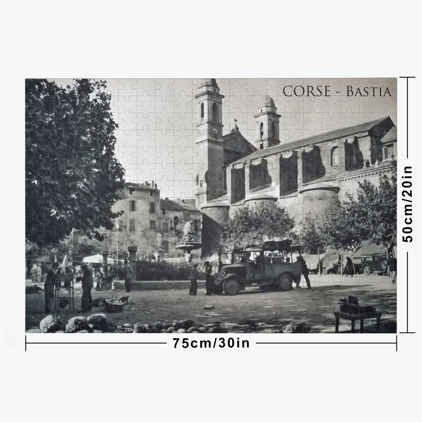 Puzzle (1000 pièces) Bastia N&B