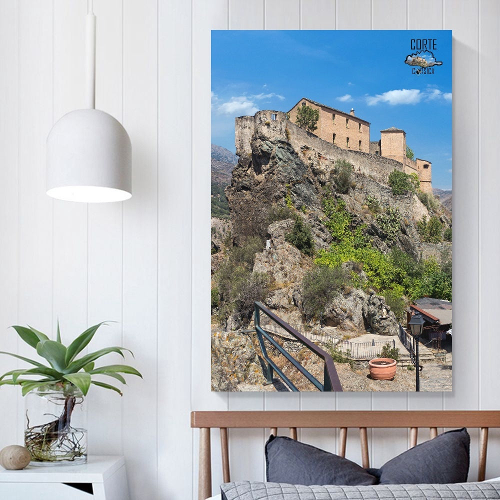 Impressions sur toile rectangulaires sans cadre Corte Corsica