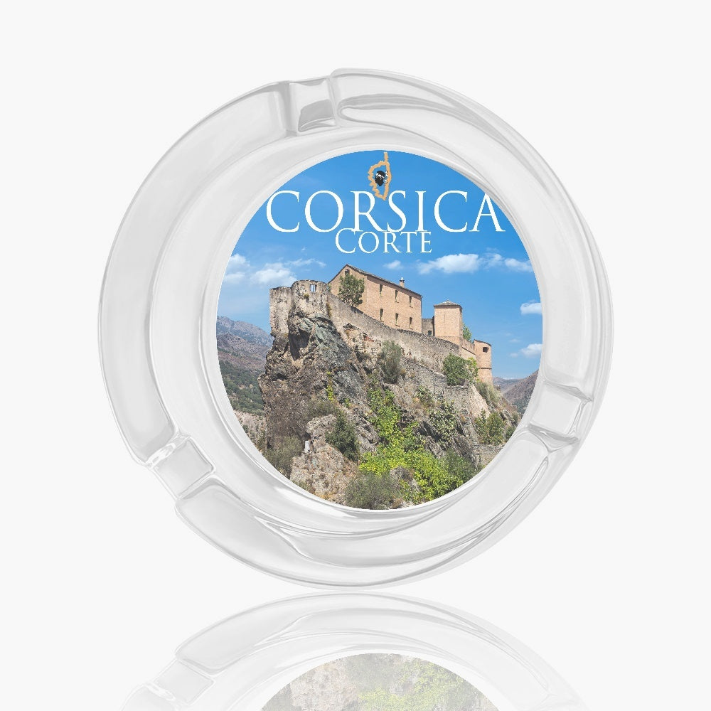 Cendrier en verre Corte Corsica
