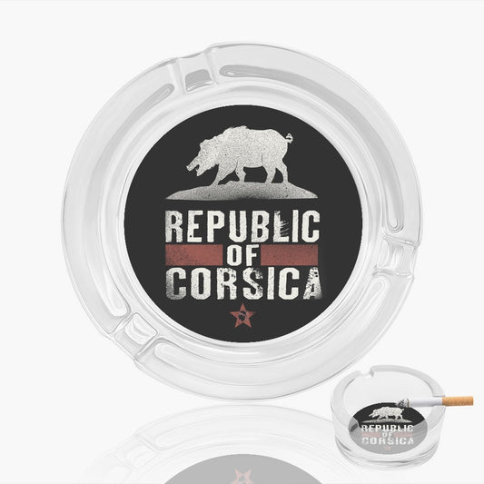 Cendrier en verre Republic of Corsica