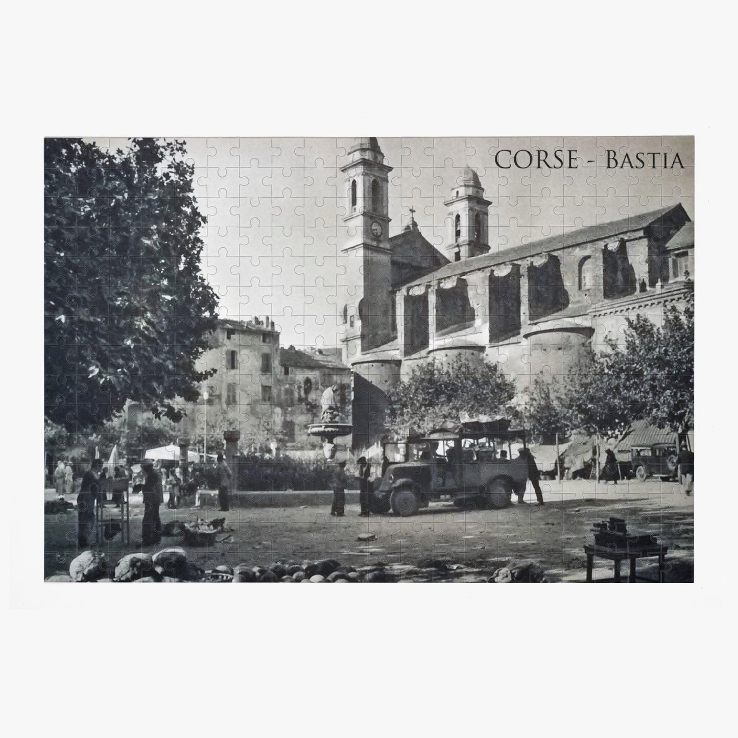 Puzzle (1000 pièces) Bastia N&B