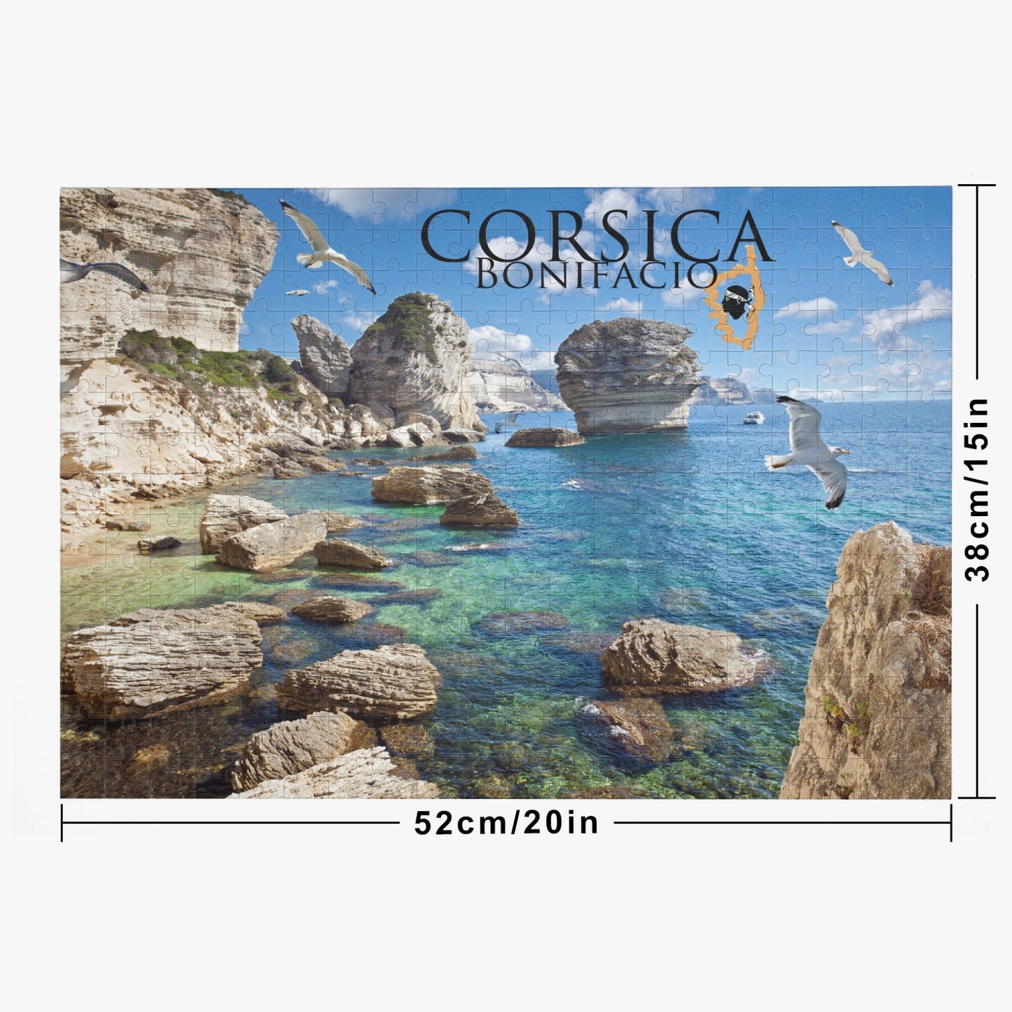 Puzzle (500 pièces) Bonifacio Corsica