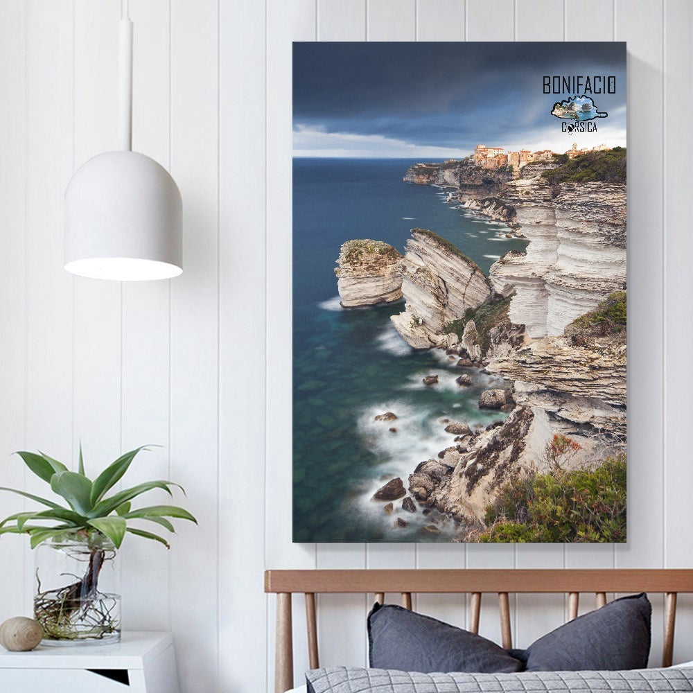 Impressions sur toile rectangulaires sans cadre Bonifacio Corsica