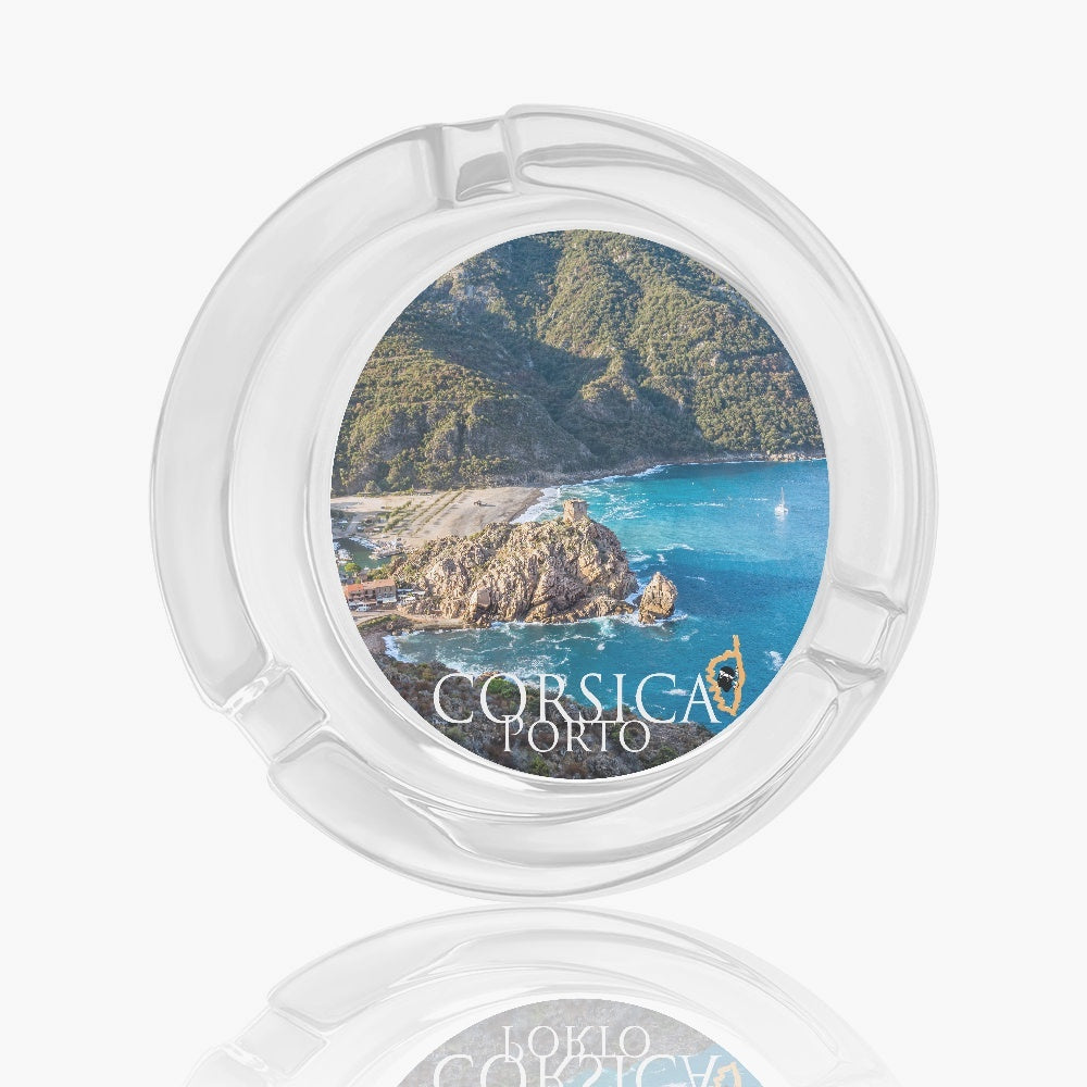 Cendrier en verre Porto Corsica