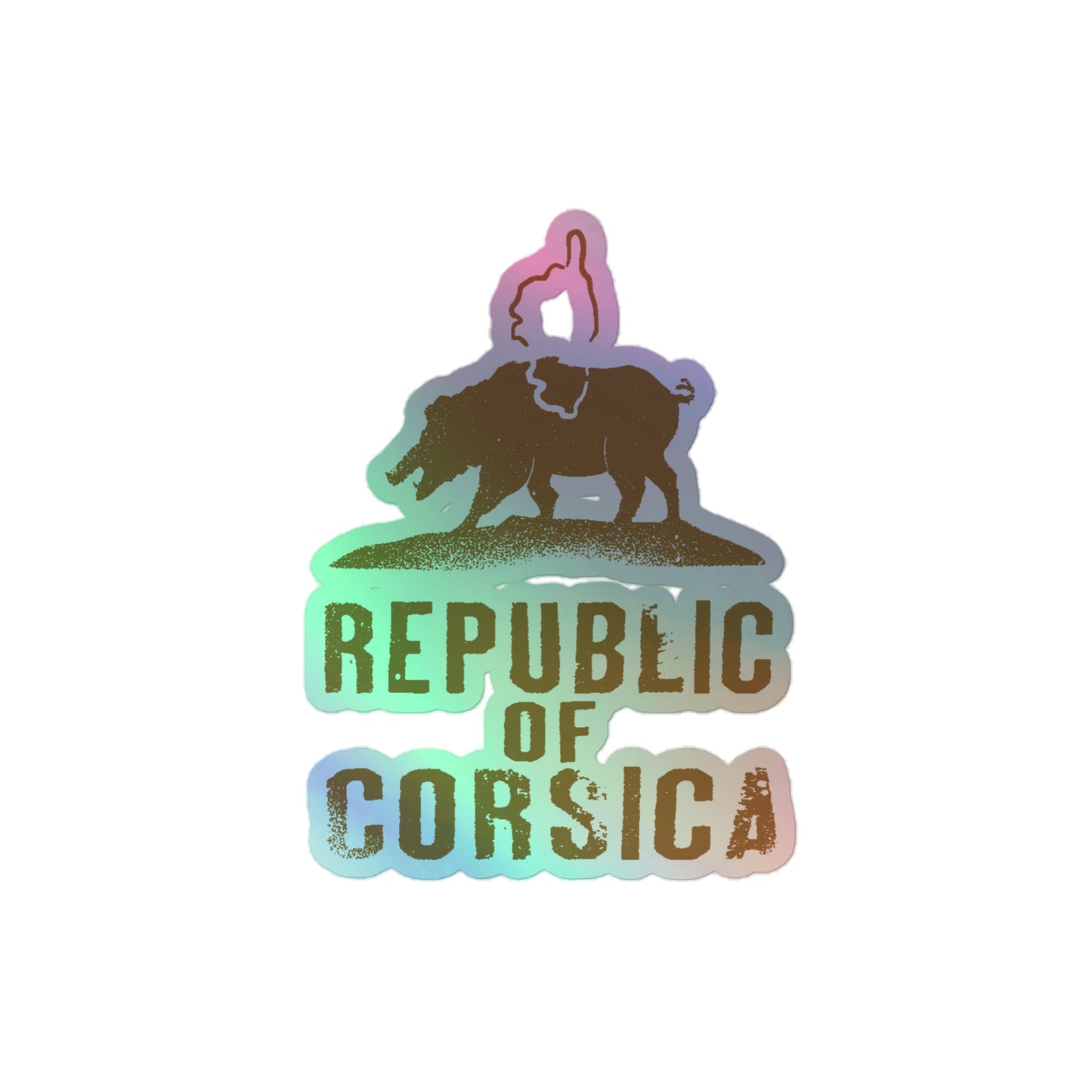 Autocollants holographiques Republic of Corsica