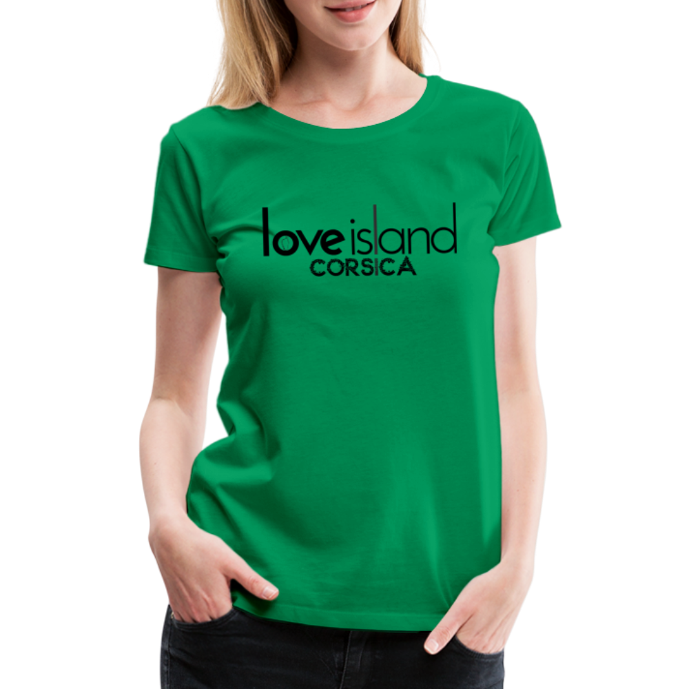 T-shirt Premium Femme Love Island Corsica - vert