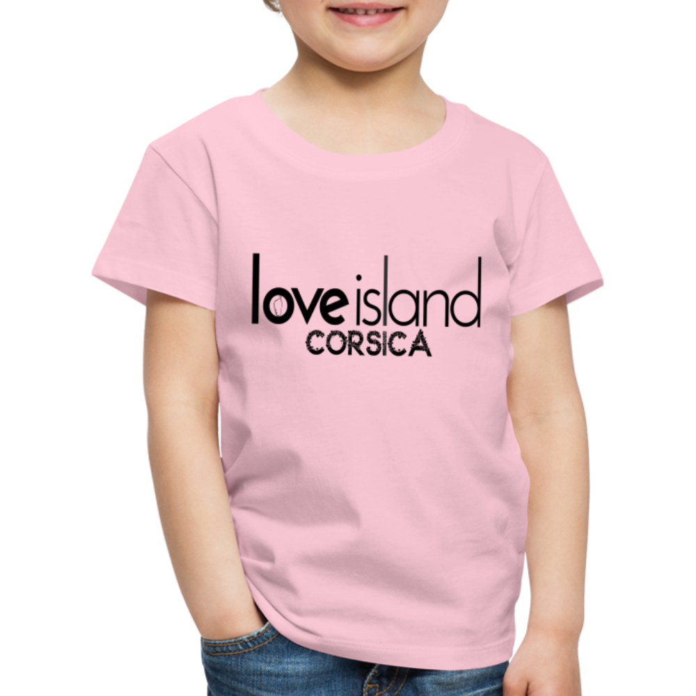 T-shirt Premium Enfant Love Island Corsica - rose liberty