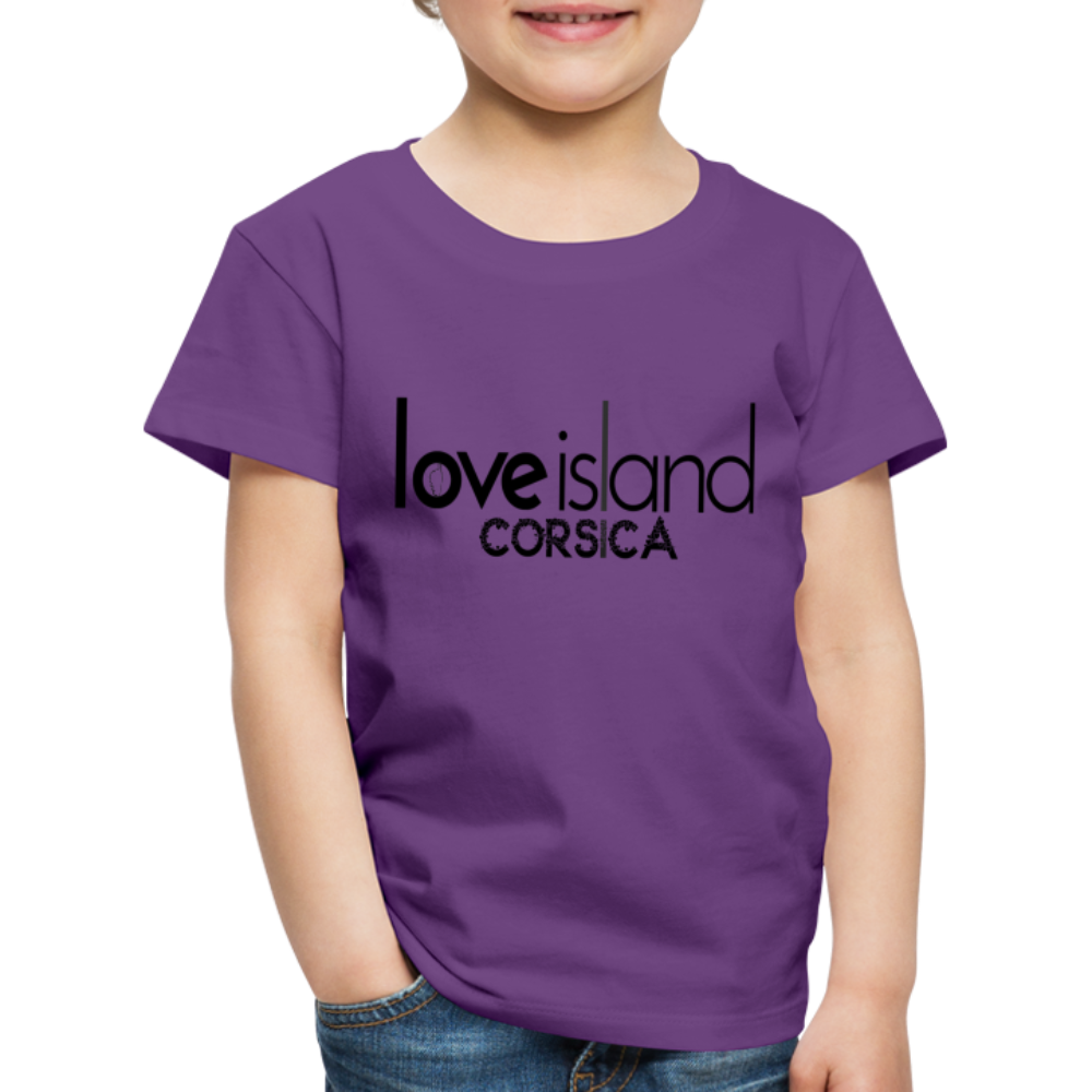 T-shirt Premium Enfant Love Island Corsica - violet