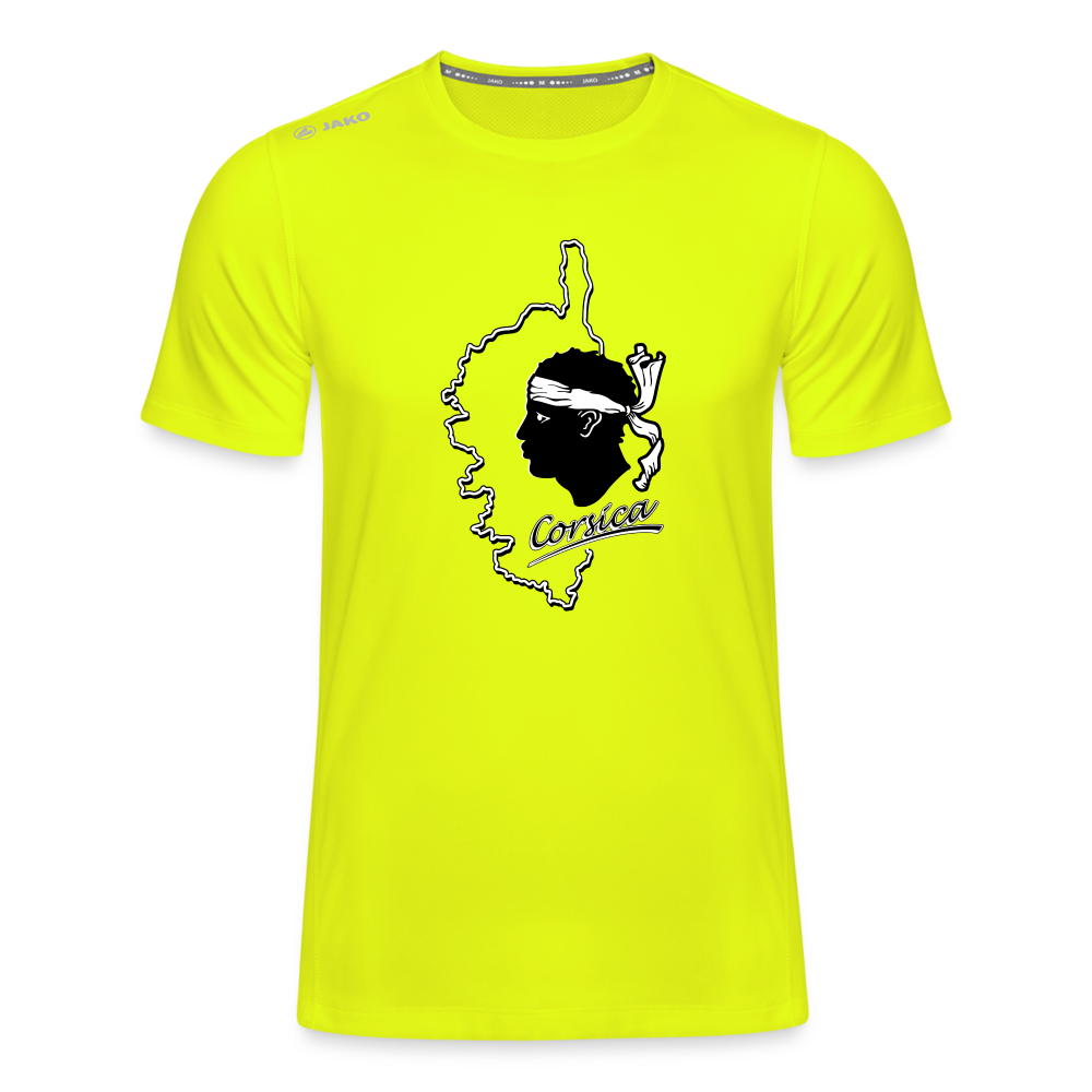 T-shirt Run 2.0 JAKO Homme - jaune néon