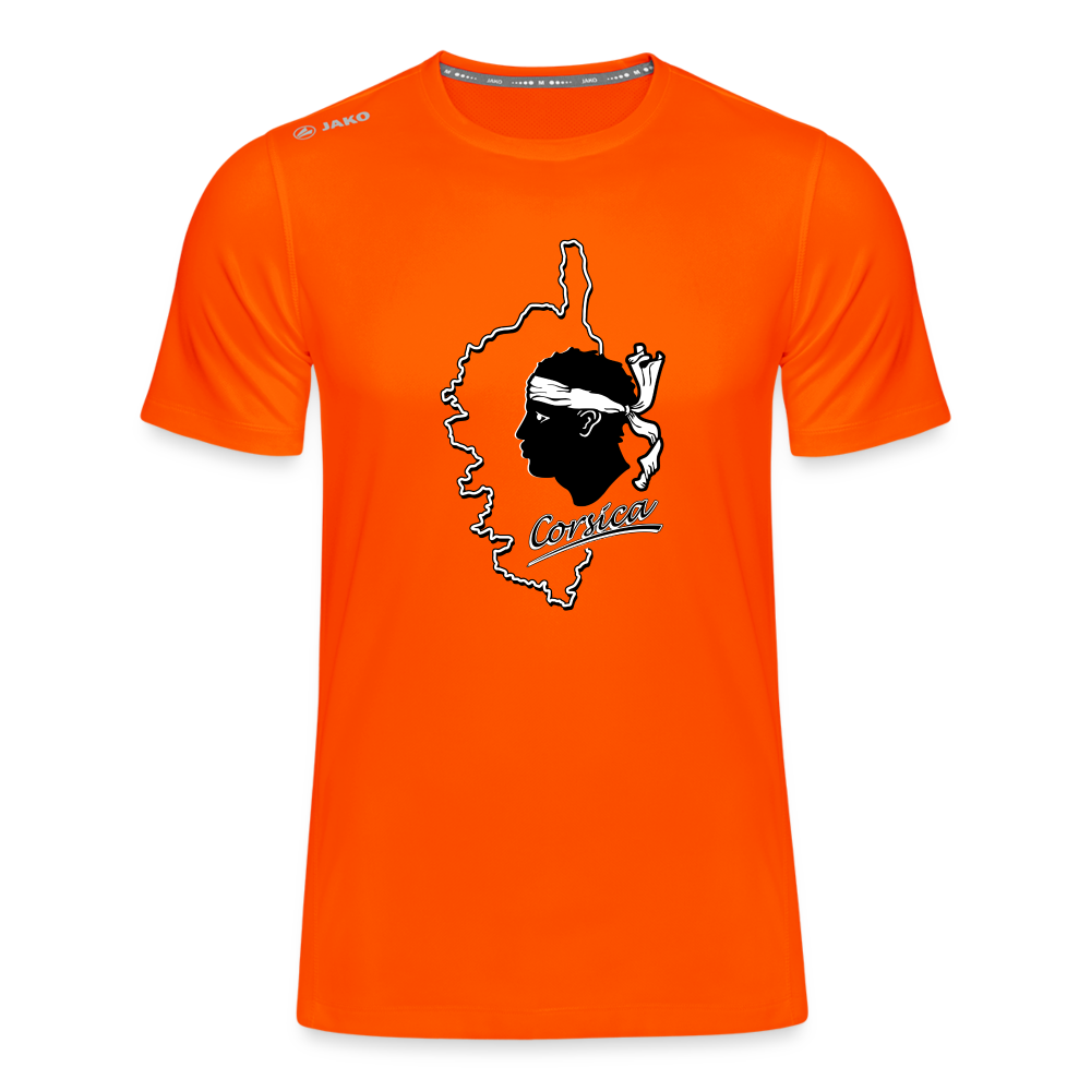 T-shirt Run 2.0 JAKO Homme - orange néon