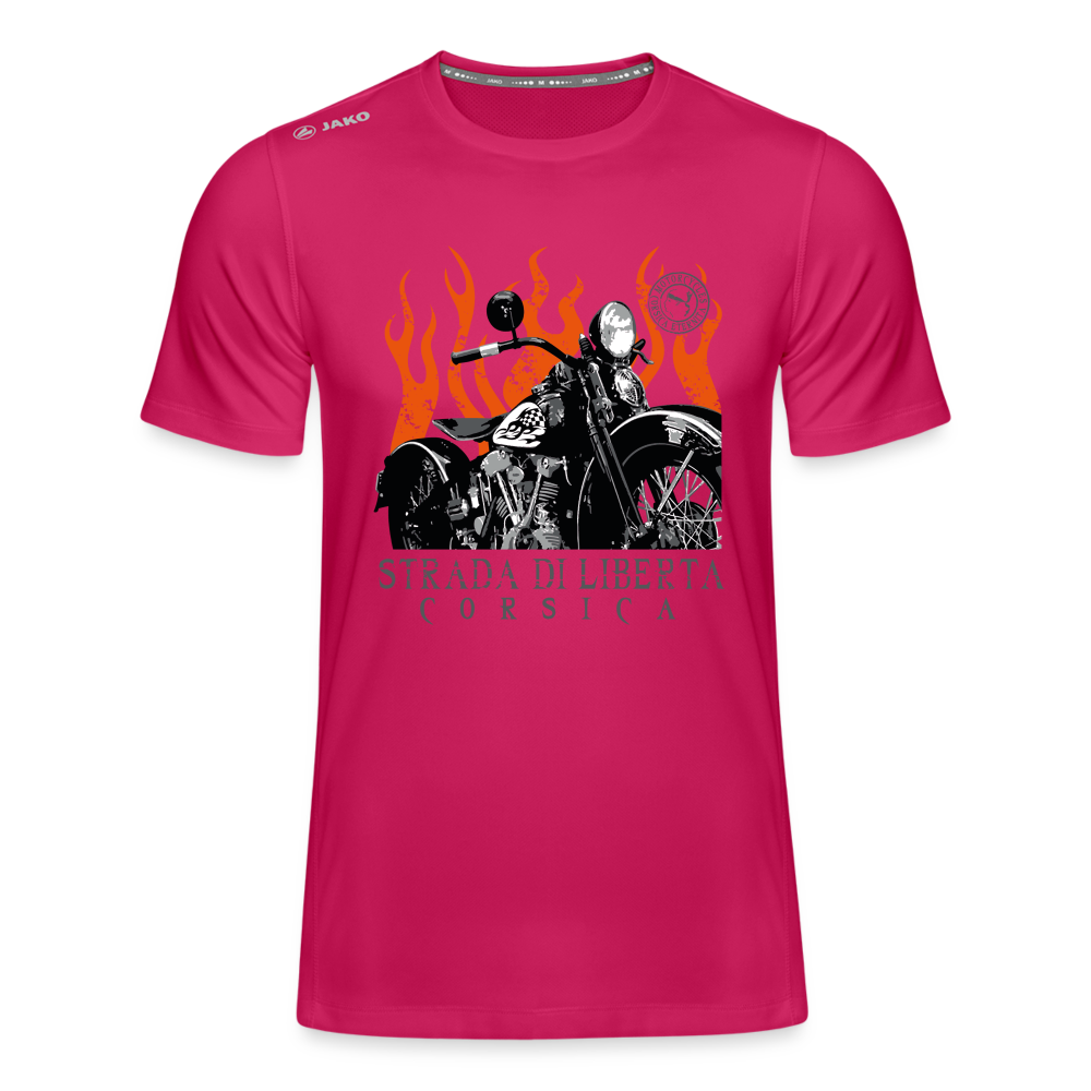 T-shirt Run 2.0 JAKO Homme Strada di Libertà - rubis