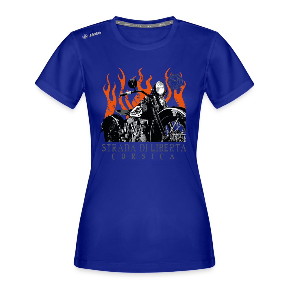 T-shirt Run 2.0 JAKO Femme Strada di Libertà - bleu royal