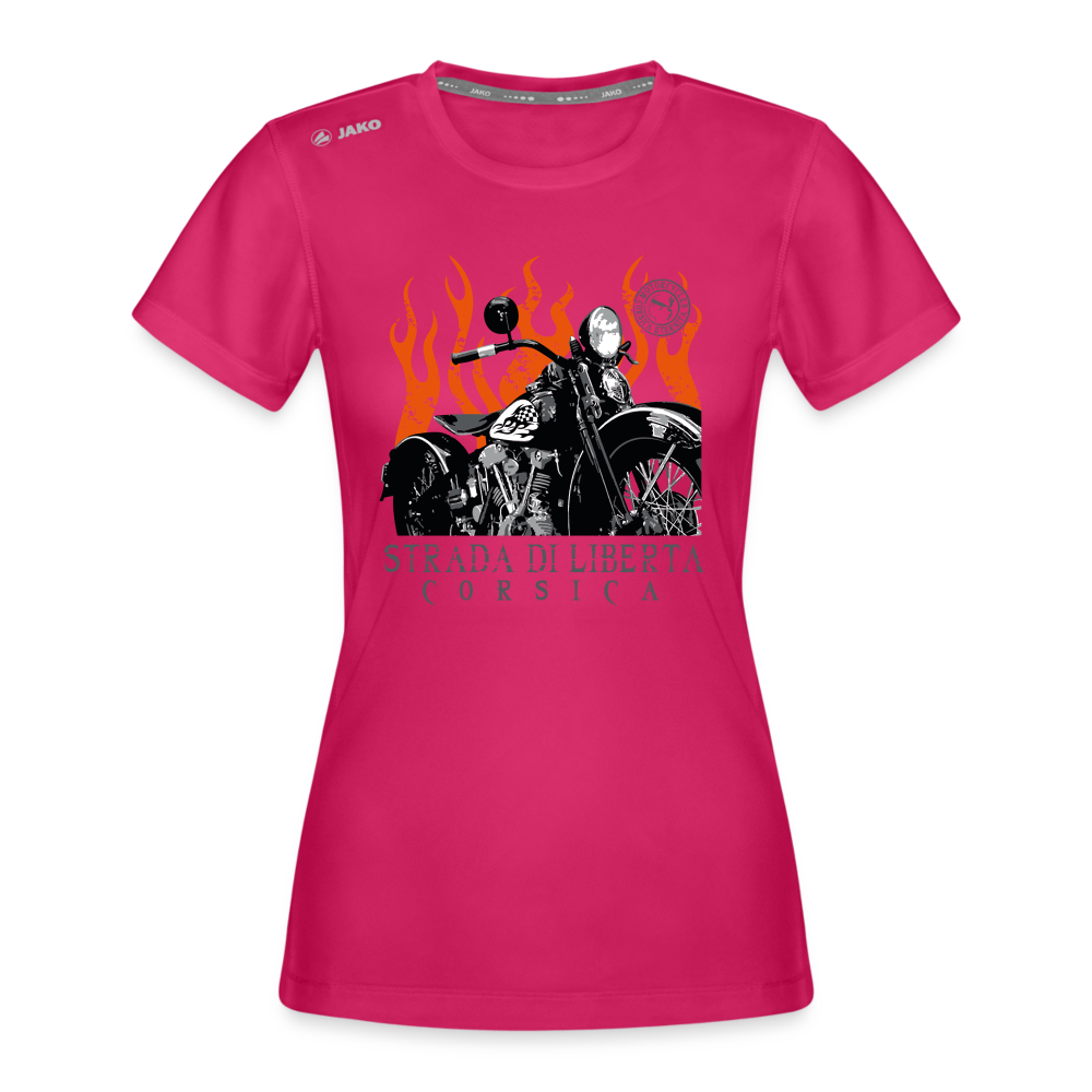 T-shirt Run 2.0 JAKO Femme Strada di Libertà - rubis