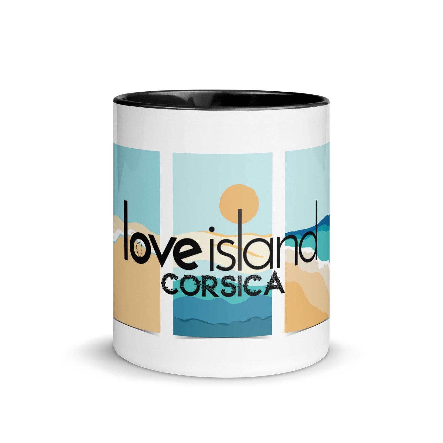 Mug à Intérieur Coloré Love Island Corsica