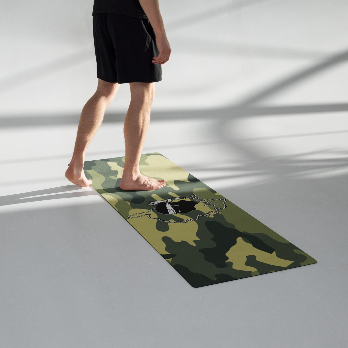 Tapis de yoga Camouflage Corse & Tête de Maure