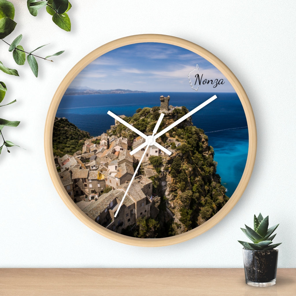 horloge Nonza Corsica - Ochju Ochju Printify Home Decor horloge Nonza Corsica