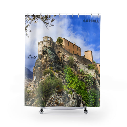 Rideau de Douche Corte Corsica - Ochju Ochju 180 × 190 CM Printify Home Decor Rideau de Douche Corte Corsica