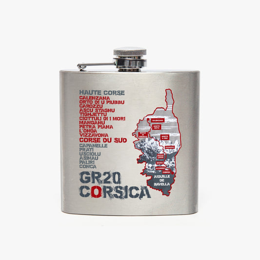Flasque en acier inoxydable GR20 Corsica