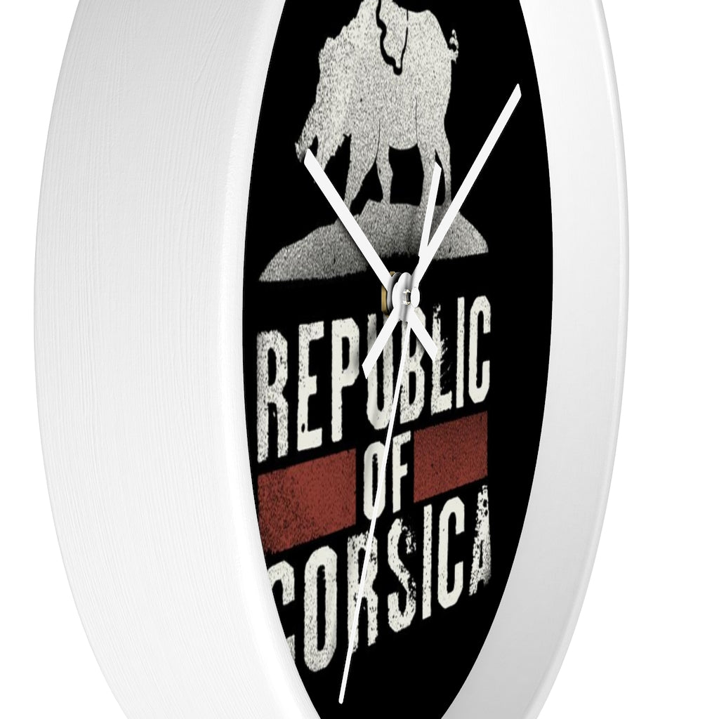 horloge Republic of Corsica - Ochju Ochju Printify Home Decor horloge Republic of Corsica