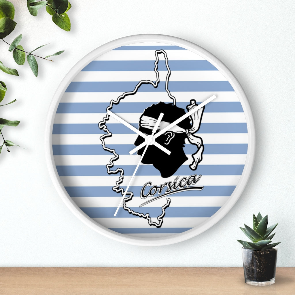 horloge Corse & Tête de Maure - Ochju Ochju Printify Home Decor horloge Corse & Tête de Maure