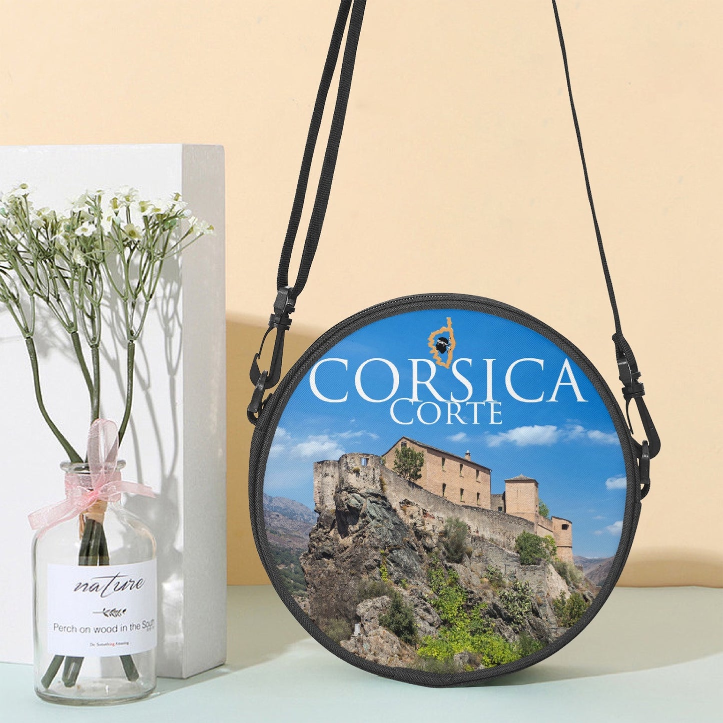 Sac cartable rond Corsica Corte