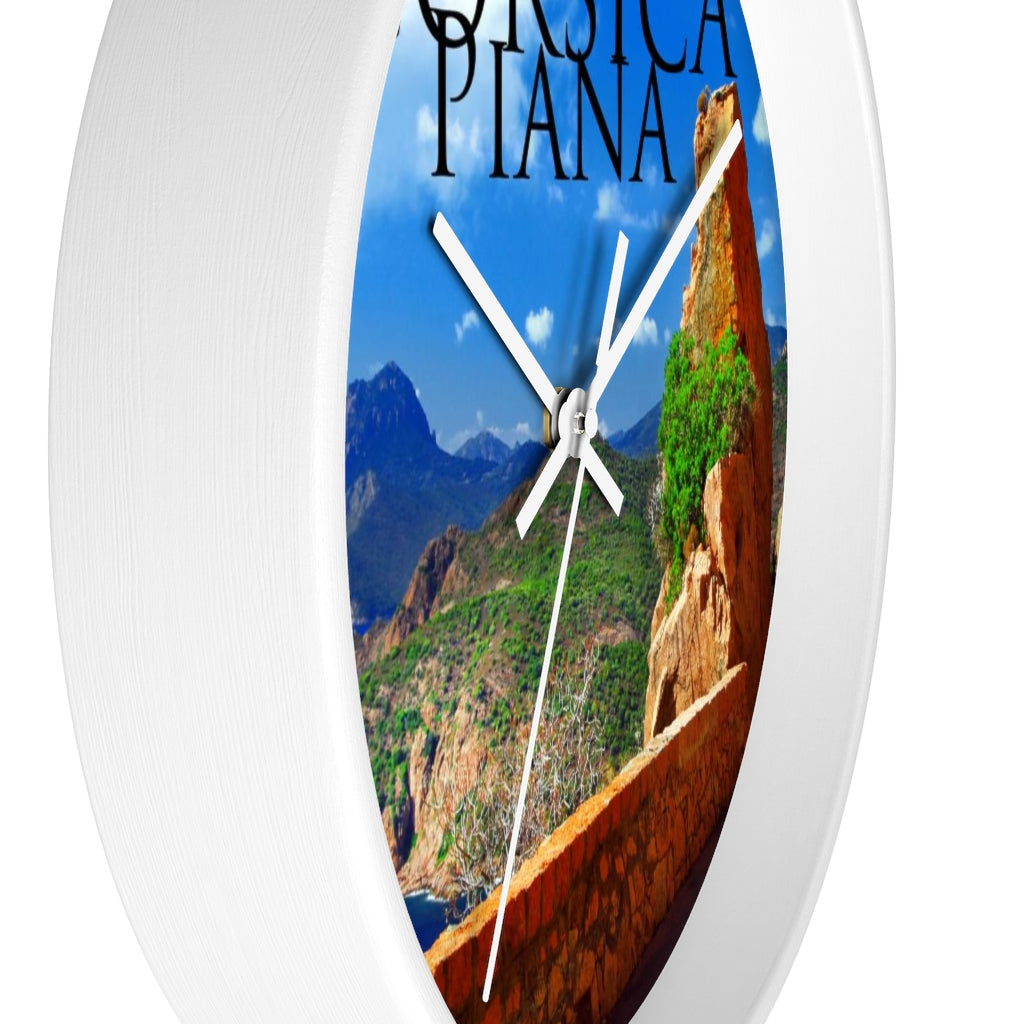 horloge Corsica Piana - Ochju Ochju Printify Home Decor horloge Corsica Piana