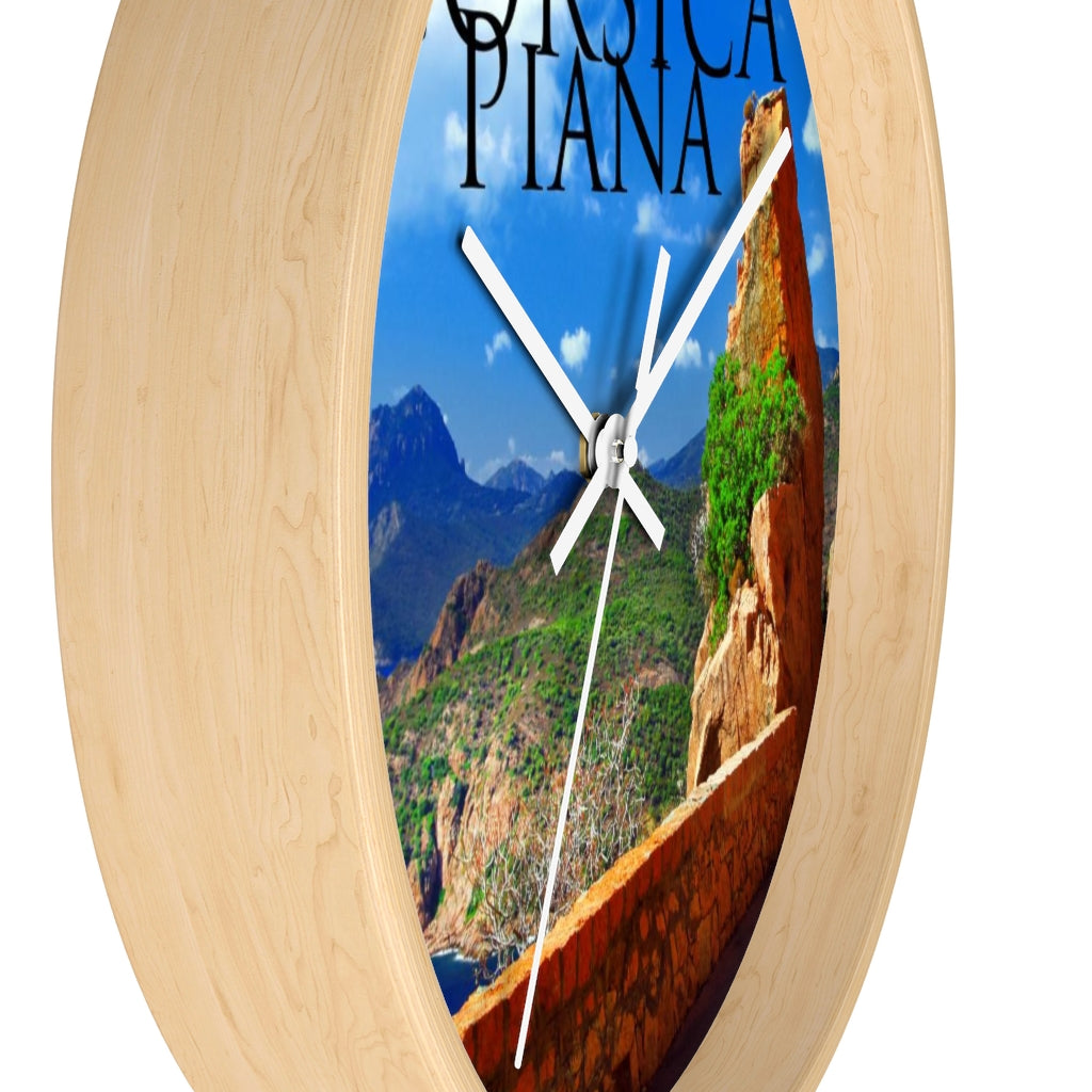 horloge Corsica Piana - Ochju Ochju Printify Home Decor horloge Corsica Piana