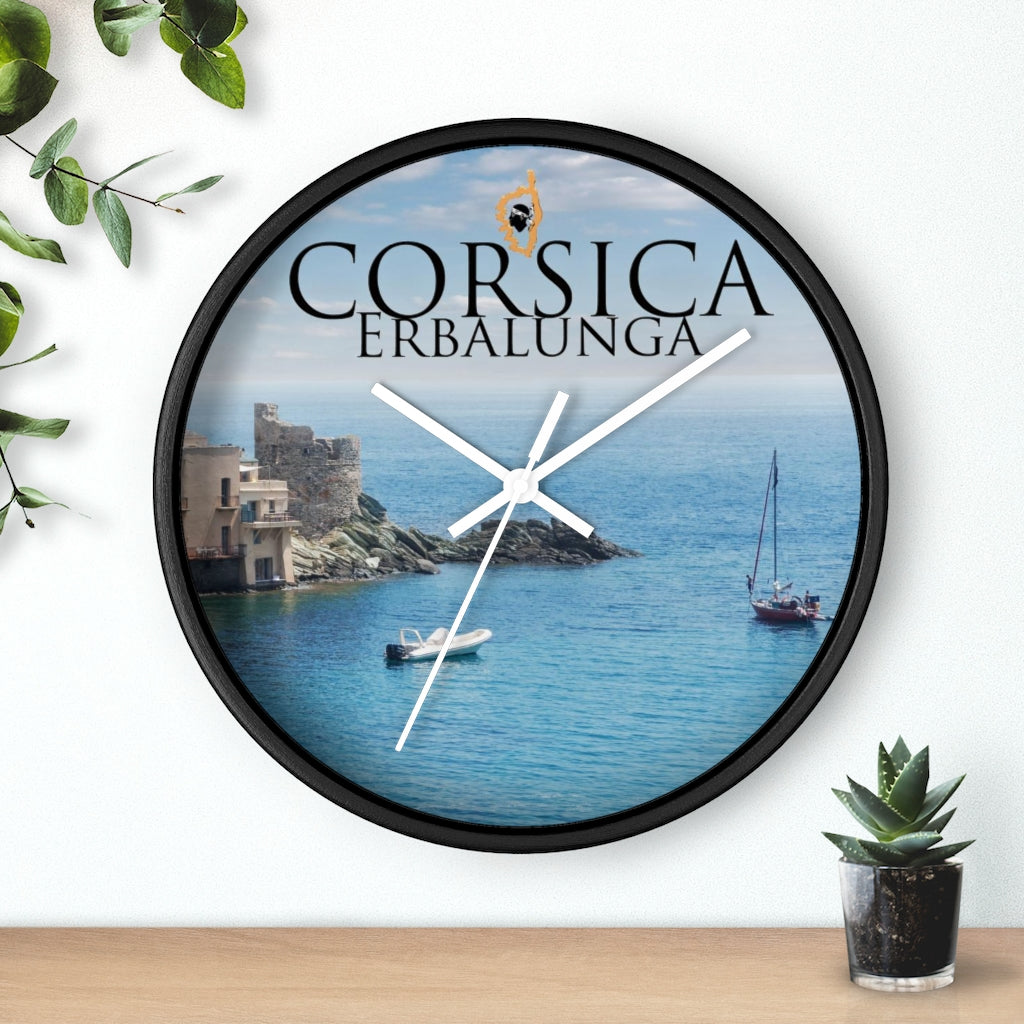 horloge Corsica Erbalunga - Ochju Ochju Printify Home Decor horloge Corsica Erbalunga